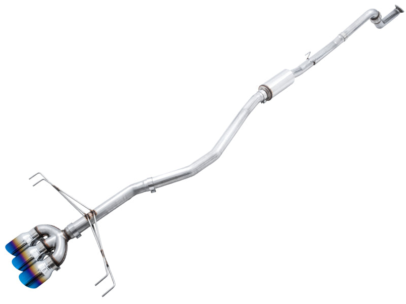 AWE Track Edition Cat-Back Exhaust - Honda Civic Type R (FL5) 2023-2026 - Triple Vapor Blue Tips