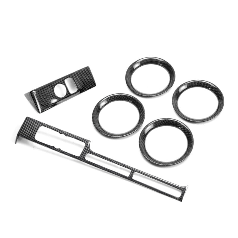 Seibon Carbon Fiber Interior Center Control Trim for 09-14 Nissan GTR (6 pcs)