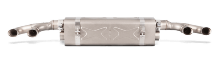 Akrapovic Slip-On Line Titanium Exhaust System for 2016-2017 Porsche 911 Turbo Turbo S 991.2 - OneFastShop