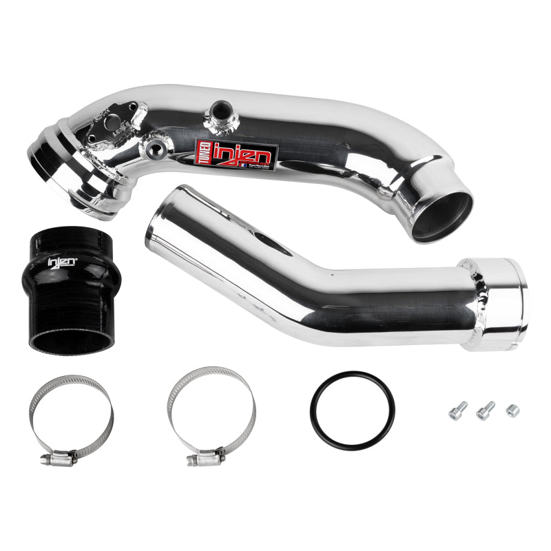 Injen Polished SES Intercooler Cold Side Pipe for 12-15 BMW 335i xDrive F30 L6 3.0L Turbo Performance Upgrade