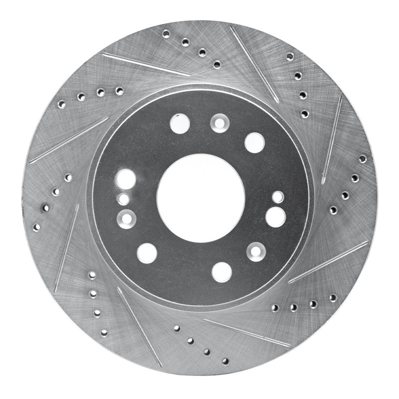 R1 05-19 Chevrolet Silverado 1500 Front Right Drilled And Slotted Brake Rotor