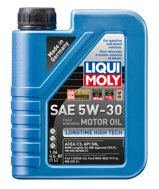 LIQUI MOLY 1L Longtime High Tech Motor Oil SAE 5W30 - Diesel Particulate Filter (DPF) - Year Make Model - OneFastShop