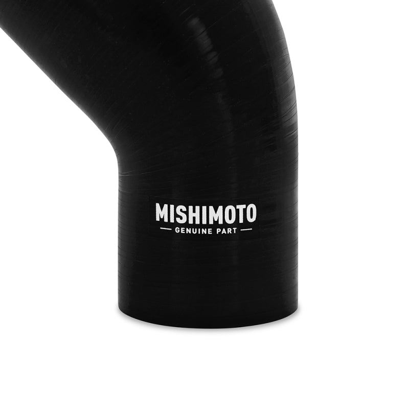 Mishimoto Silicone Reducer Coupler 45Deg 2.25-2.5in Black - OneFastShop