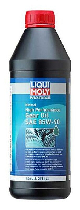 LIQUI MOLY Marine High Performance Gear Oil SAE 85W90 Fully Synthetic 1L - OneFastShop