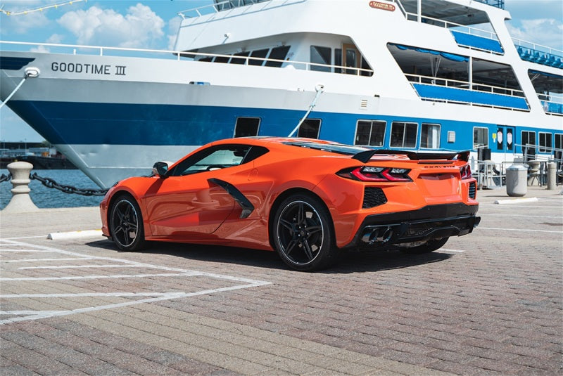 CORSA Performance 3in Xtreme Cat-Back Exhaust 4.5in Black Quad Tips Deletes Stock AFM Valve for 2020-2024 Chevrolet Corvette C8