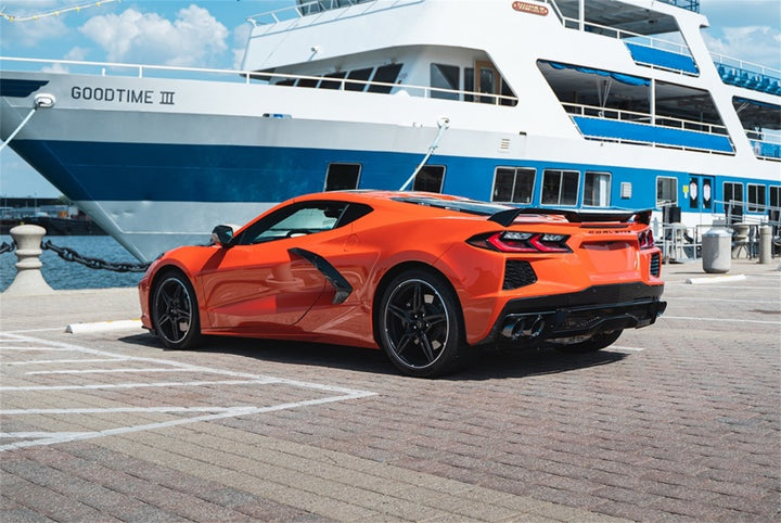 CORSA Performance 3in Xtreme Cat-Back Exhaust 4.5in Black Quad Tips Deletes Stock AFM Valve for 2020-2024 Chevrolet Corvette C8