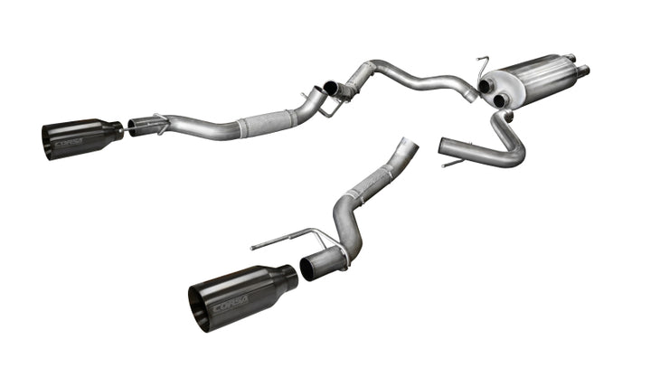 Corsa Performance Sport Cat-Back Exhaust for 2017-2020 Ford F-150 Raptor 3.5L - OneFastShop