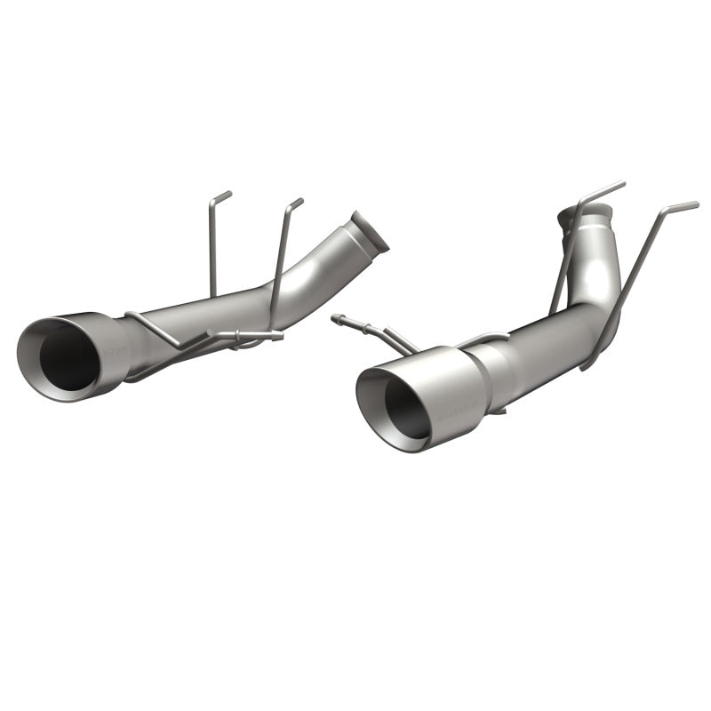 Magnaflow Dual Split Rear Exit Stainless Axle-Back Cat Back Exhaust Competition for 2013-2014 Ford Mustang GT Boss 302 - OneFastShop