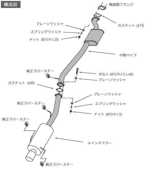 HKS Hi-Power 409 Exhaust for Nissan BCNR33 RB26DETT