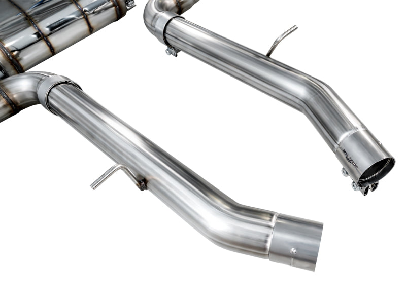 AWE Tuning Axle-Back Exhaust SwitchPath 2020-2025 BMW X3 M/M Comp (F97) AWD Diamond Black Tips