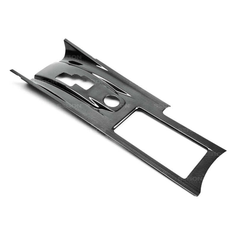 Seibon Carbon Fiber Center Shifter Bezel for Nissan GTR 09-14 - OneFastShop