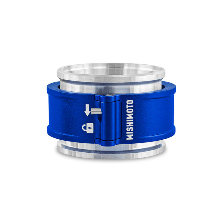 Mishimoto Quick Release Clamp Assembly 2.5in Aluminum Blue