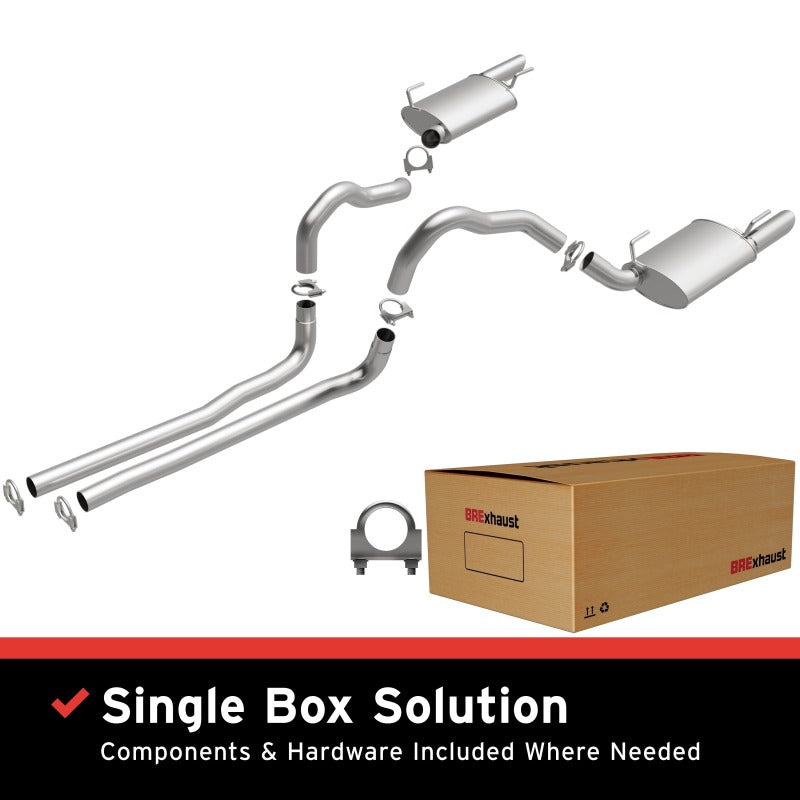 MagnaFlow BRExhaust Direct-Fit Exhaust Kit - Ford Mustang 4.6L 2005-2009