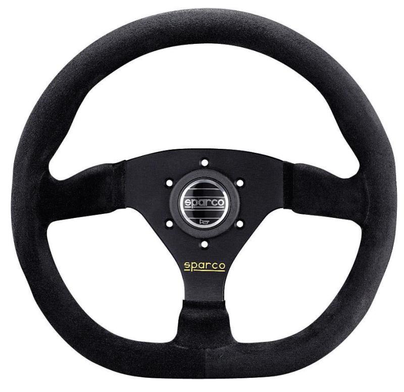 Sparco L360 Steering Wheel Ring Suede Black Steering Wheel - OneFastShop