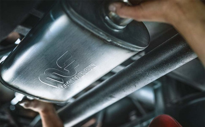 MagnaFlow Performance Muffler with Stainless Steel 14x4x9 2.5/2.5 - Compatible with Various Vehicles - OneFastShop
