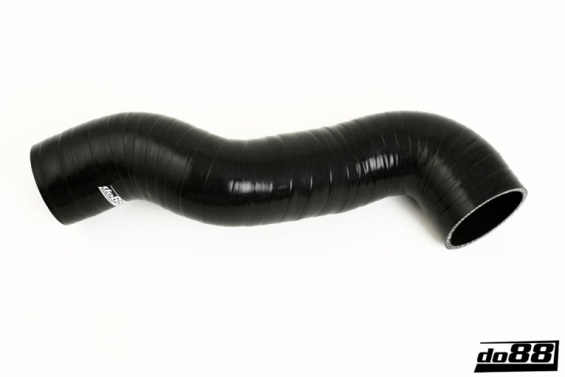 do88 Silicone Intercooler Outlet Hose - Volvo D5 2.4D 2005-2009 - Black