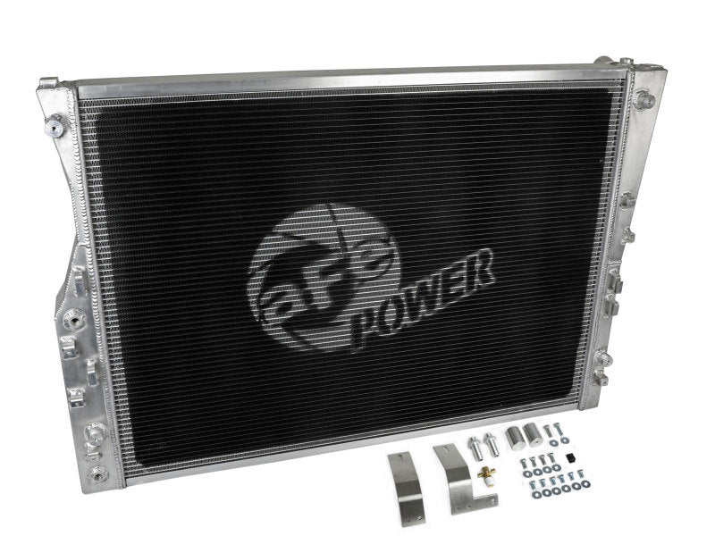 aFe BladeRunner Street Series Aluminum Radiator for 08-10 Ford Diesel Trucks 6.4L - Enhanced Cooling Efficiency and Durability