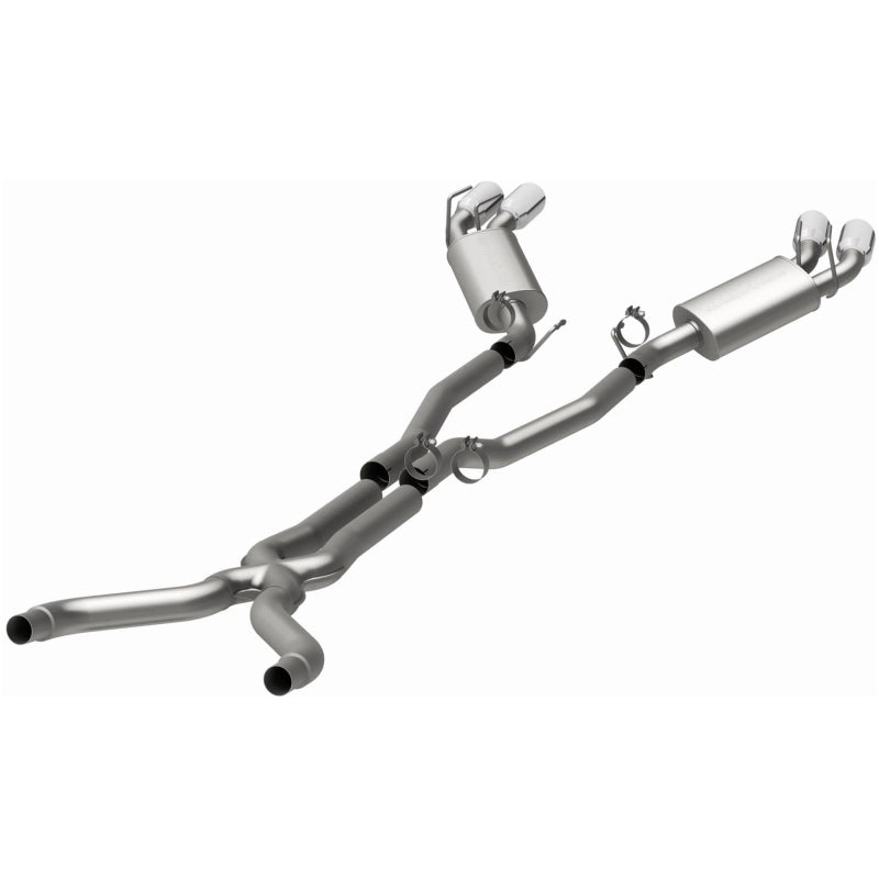 Magnaflow Cat Back Performance Exhaust for 13-15 Chevy Camaro V8 6.2L S/C Quad Split Rear Exit - OneFastShop