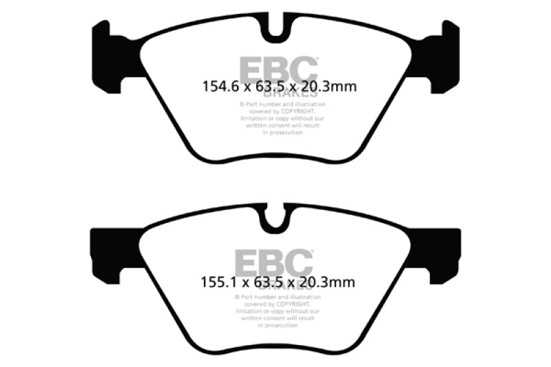 EBC 2009+ BMW Z4 3.0 (E89) Redstuff Front Brake Pads - OneFastShop