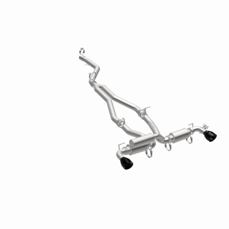 MagnaFlow SPEQ Series Cat-Back Exhaust System with Black Chrome Tips for 2020+ Toyota Supra - OneFastShop