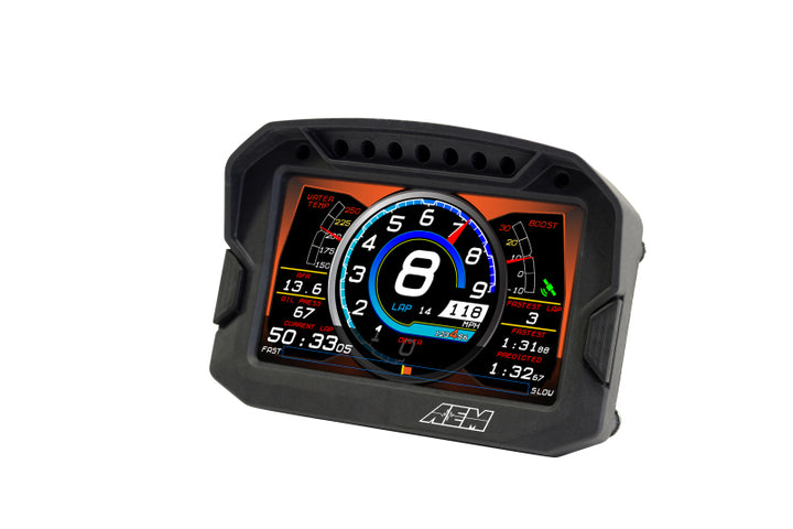 AEM CD-5LG Carbon Logging Digital Dash Display w/ Internal 10Hz GPS & Antenna - OneFastShop