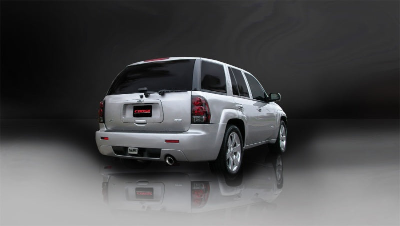 Corsa Performance Polished Sport Cat-Back Exhaust for Chevrolet Trailblazer SS 6.0L V8 (2006-2008)
