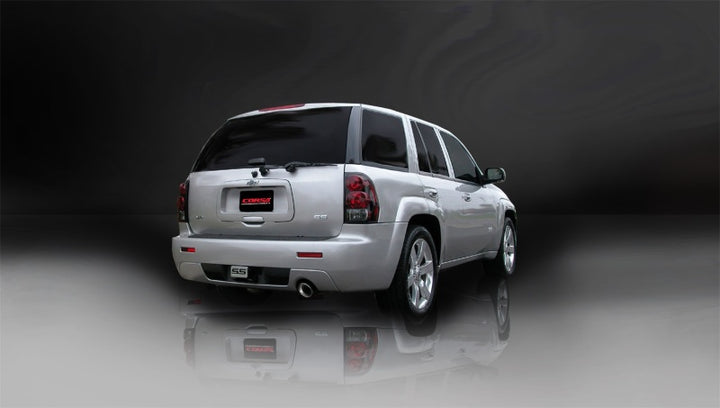Corsa Performance Polished Sport Cat-Back Exhaust for Chevrolet Trailblazer SS 6.0L V8 (2006-2008)