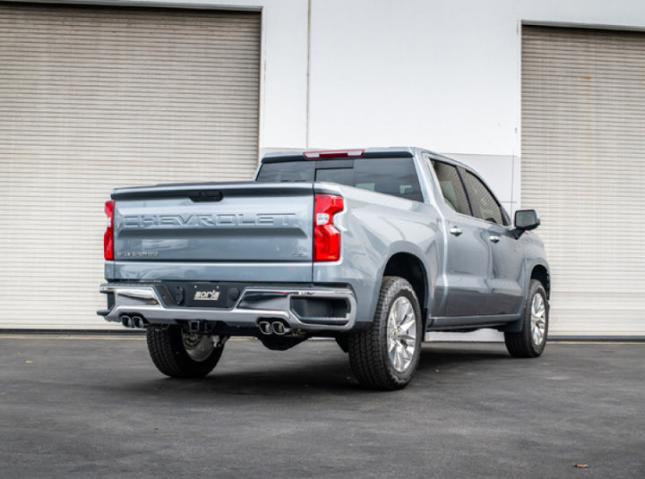 Borla Catback Exhaust for 19 Chevrolet Silverado/GMC Sierra 1500 6.2L - SS Touring with Square Chrome Tips - OneFastShop