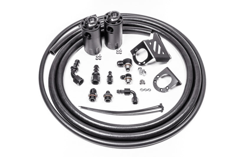 Radium Engineering Dual Catch Can Kit - Fluid Lock for 2016+ Toyota Tacoma