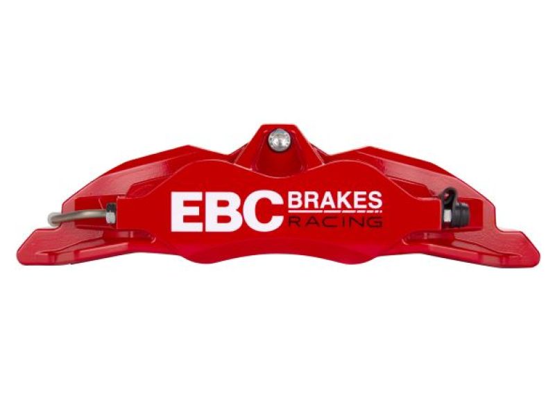 EBC Racing 2005–2011 Ford Focus ST (Mk2) Front Left Apollo-4 Red Caliper
