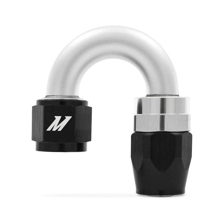 Mishimoto Aluminum 180 Degree 10AN Fittings Black Finish - OneFastShop
