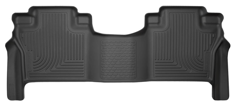 Husky Liners WeatherBeater 2nd Row Black Floor Liners for 2016-2024 Nissan Titan XD Crew Cab - OneFastShop
