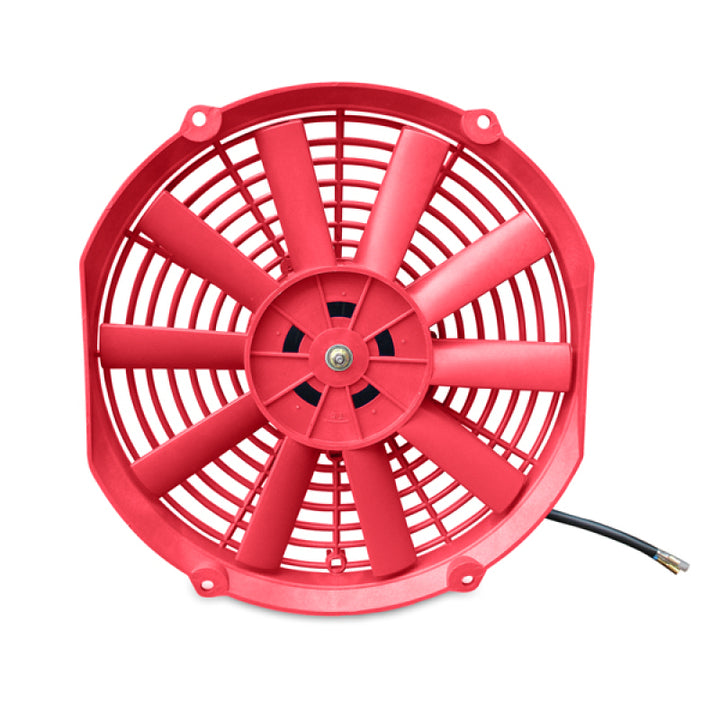 Mishimoto Electric Fan 12" Red 12V - Slim Design for Efficient Cooling - OneFastShop