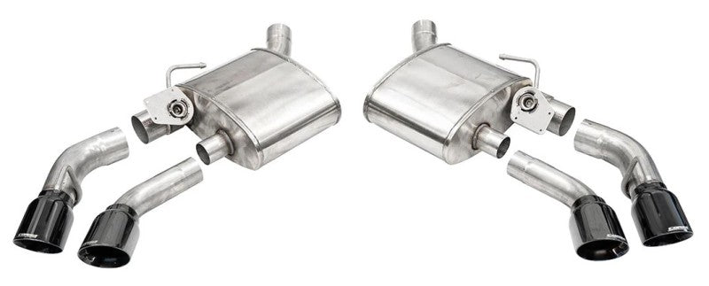 Corsa Black Xtreme Axle-Back Exhaust for Chevrolet Camaro SS/ZL1 6.2L V8 (2016-24) - OneFastShop