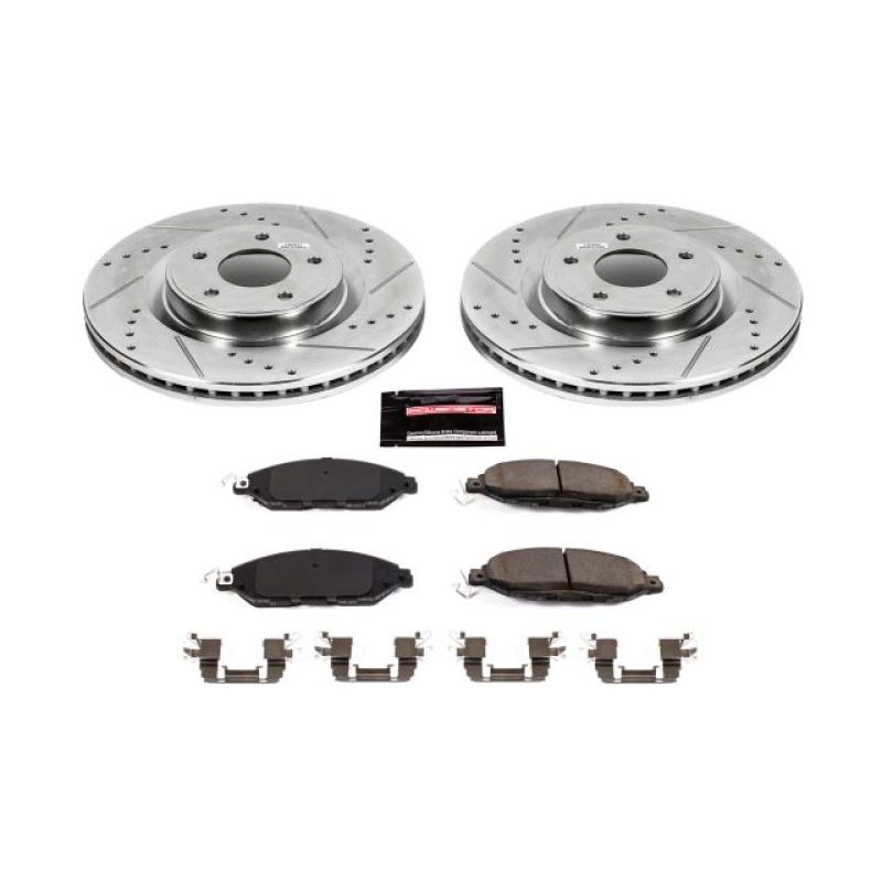 PowerStop Z23 Evolution Sport Front Brake Kit - Nissan Pathfinder / Murano 2013-2024