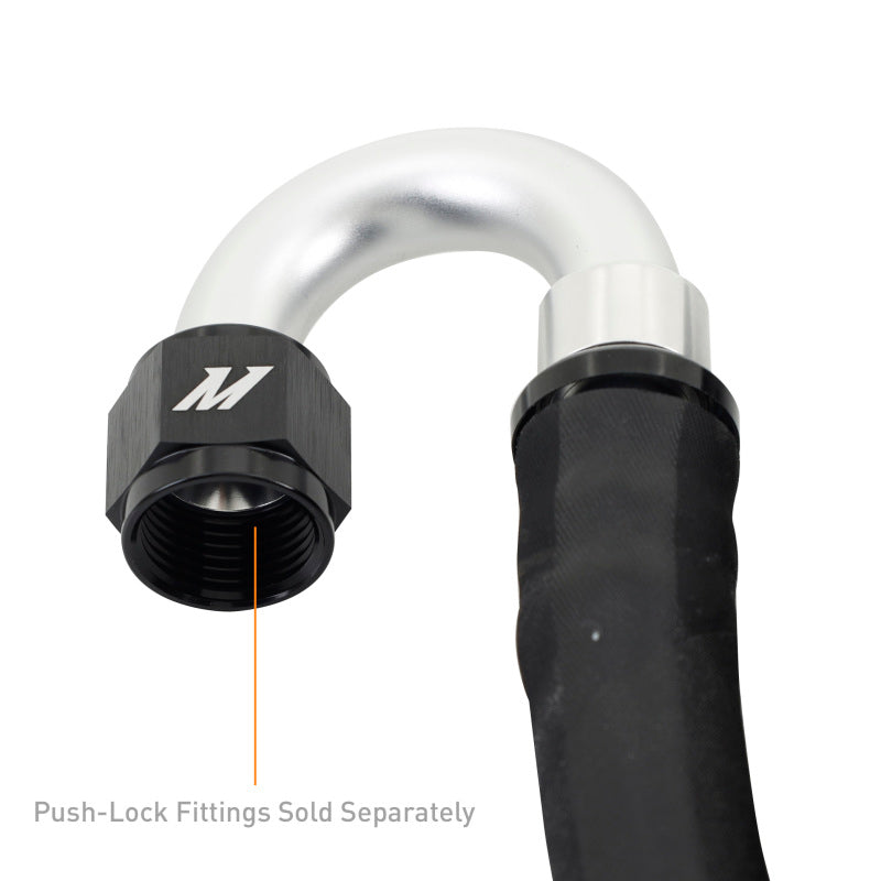 Mishimoto Push Lock Hose Black -10AN 120 Inch Length