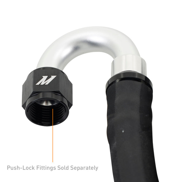 Mishimoto Push Lock Hose Black -10AN 120 Inch Length