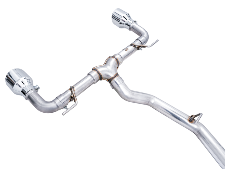 AWE Subaru BRZ/ Toyota GR86/ Toyota 86 Track Edition Cat-Back Exhaust- Chrome Silver Tips.