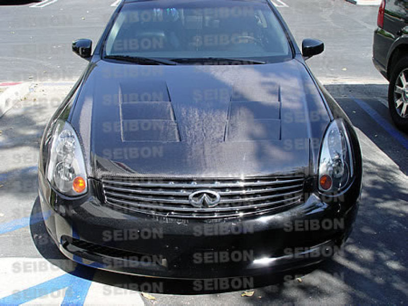 Seibon Carbon Fiber TS Hood for 03-07 Infiniti G35 Coupe