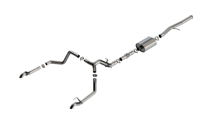 Borla ATAK Cat-Back Exhaust System for 22-23 Chevrolet Silverado 1500 ZR2 & GMC Sierra 1500 AT4X 6.2L CC SB 147.5in WB - OneFastShop