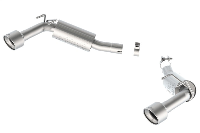 Borla Rear Section Single Split S-Type Exhaust for 14-15 Camaro SS 6.2L V8 RWD - OneFastShop