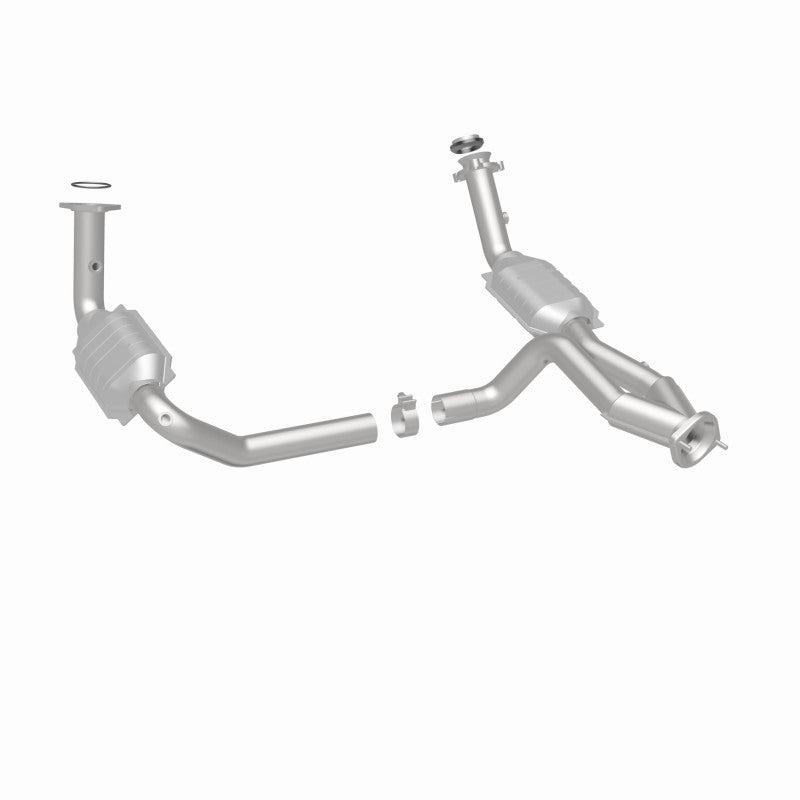 Magnaflow Direct Fit Y-Pipe Assembly 2wd for 02-06 Cadillac Truck 5.3L Dual Converter Compatible with Chevy Truck 99-07 - OneFastShop