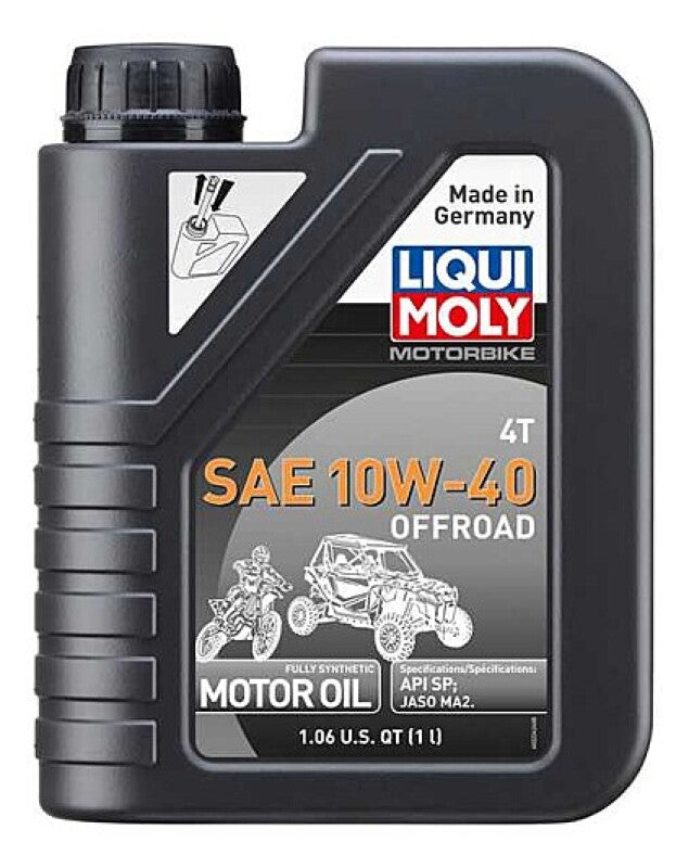 LIQUI MOLY 1L Motorcycle 4T SAE 10W40 Offroad Oil - Honda CRF450X (2005-2023)