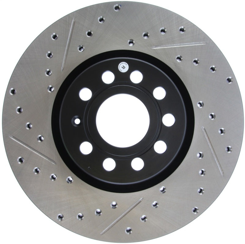 StopTech Slotted & Drilled Sport Brake Rotor for Audi Volkswagen Models 2006-2021 - OneFastShop
