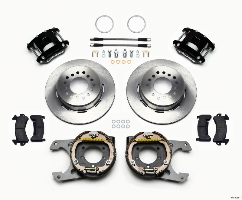 Wilwood D154 P/S Park Brake Kit 12.19 Inch Rotors Jeep Wrangler 1997-2002 - OneFastShop