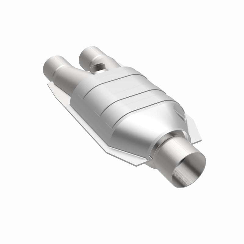 Magnaflow Universal Catalytic Converter 2.5 Inch Single Dual O2 Sensor Port Stainless Steel EPA Compliant