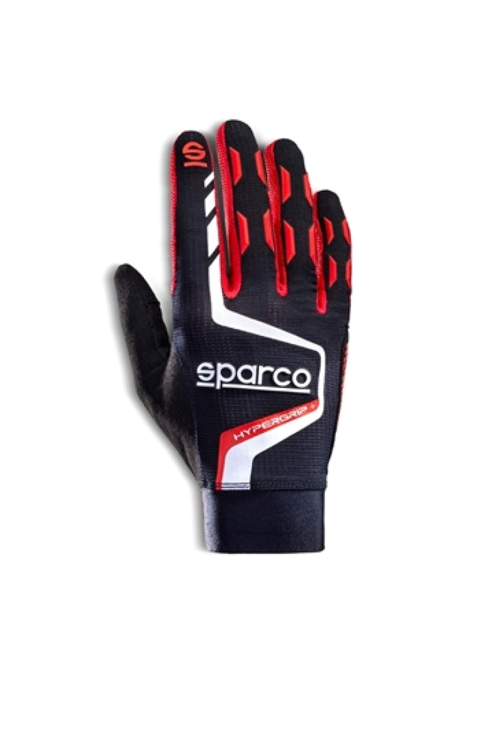 Sparco Hypergrip+ 10 Gloves Black Red - OneFastShop