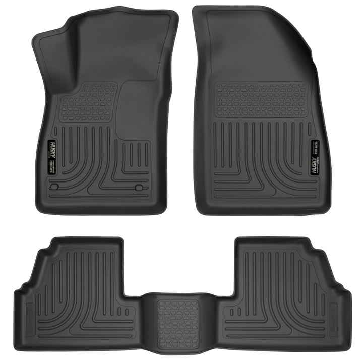 Husky Liners WeatherBeater Black Front/2nd Row Floor Liners - Buick Encore 13-14 - OneFastShop