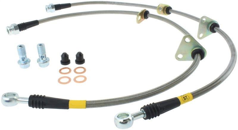StopTech Front SS Brake Lines for 90-01 Acura Integra - OneFastShop