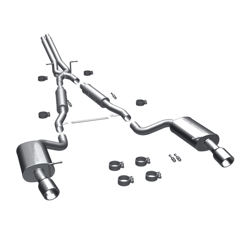 MagnaFlow Touring Series Cat-Back Exhaust System Audi A6 Quattro 2.7L 16493